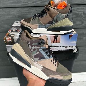 Size 8.5 - Air Jordan 3 Retro Patchwork Camo